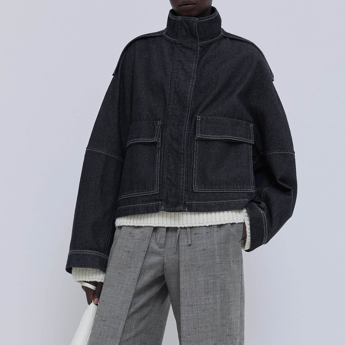 Jola Jacket in Raw Denim