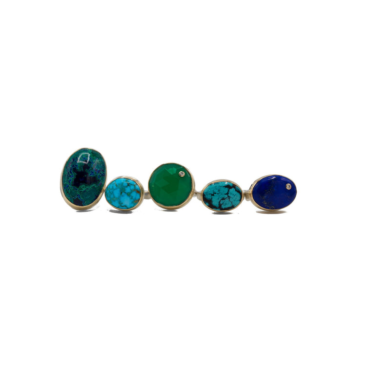 Kingman Turquoise Small Oval Ring