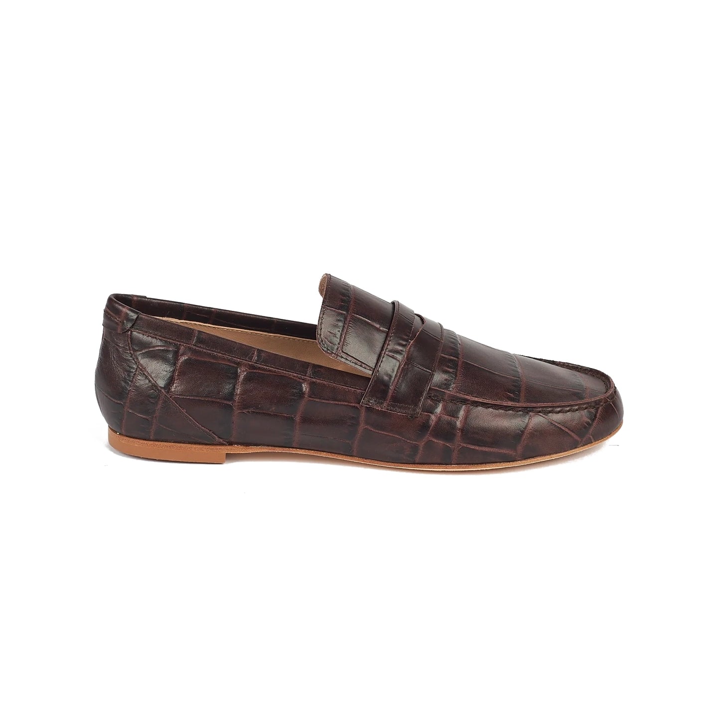 Croc Penny Loafer in Espresso