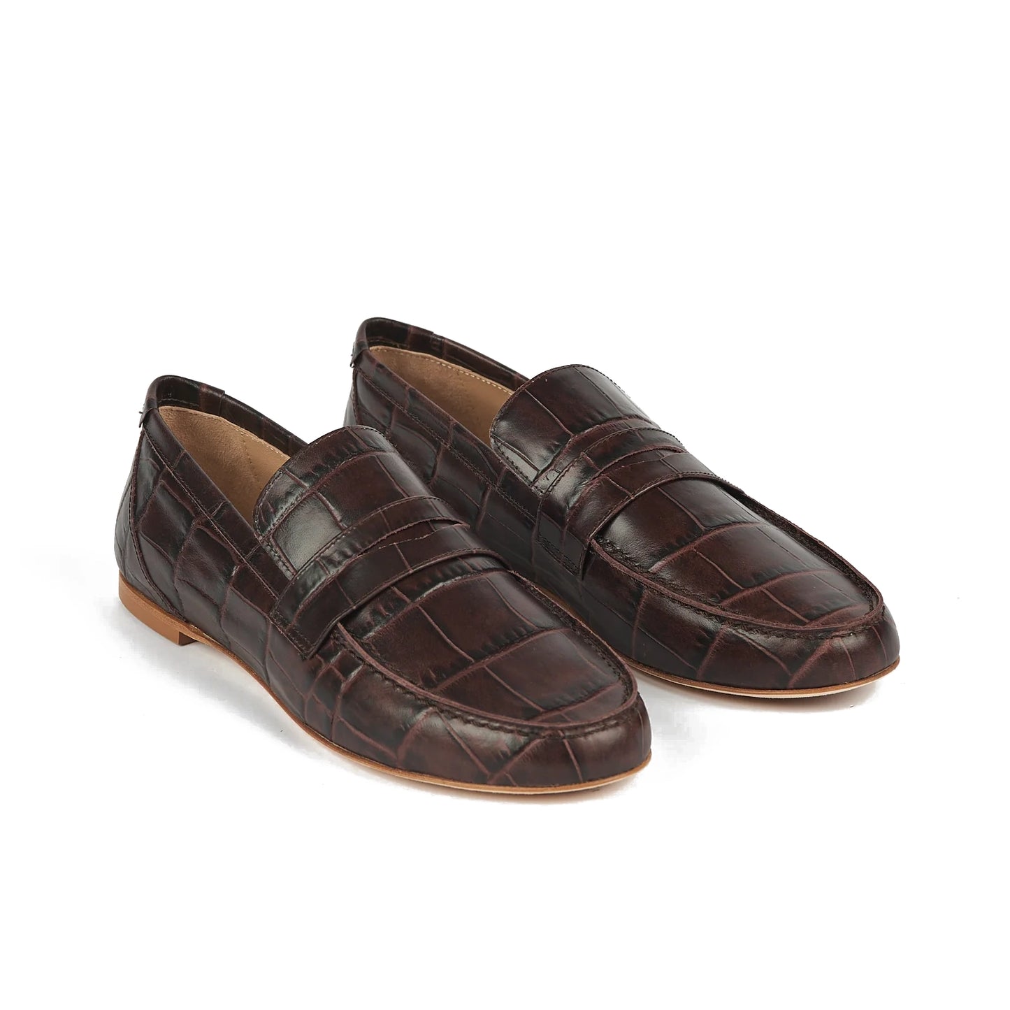 Croc Penny Loafer in Espresso