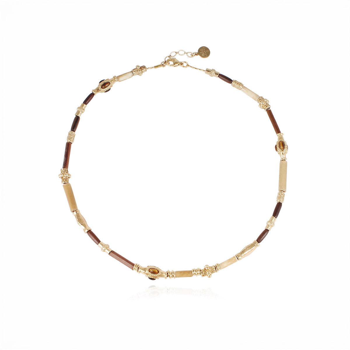 Kali Necklace in Brown Multi