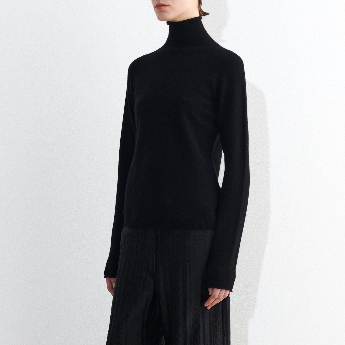 Kashi Turtleneck Sweater in Black