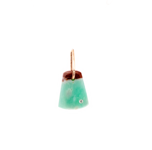 Chrysophase Pebble Charm