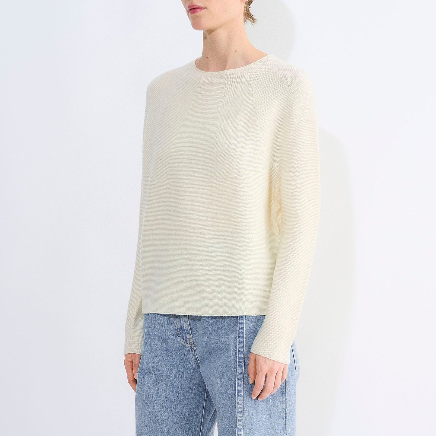 Kopan Knit Sweater in Off White