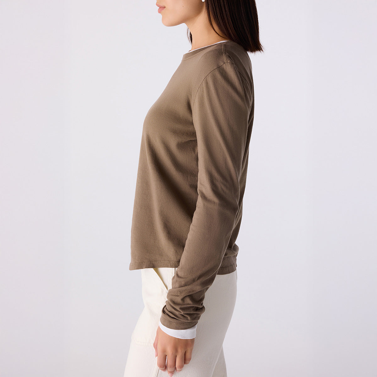 Quinn Longsleeve Tee in Root