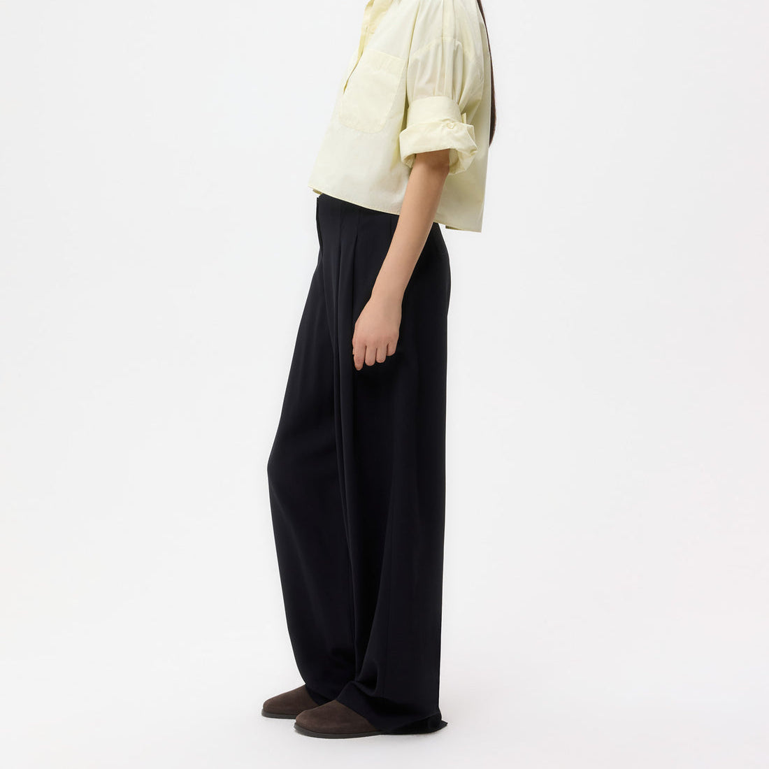 Carrie's Crepe Trouser in Midnight