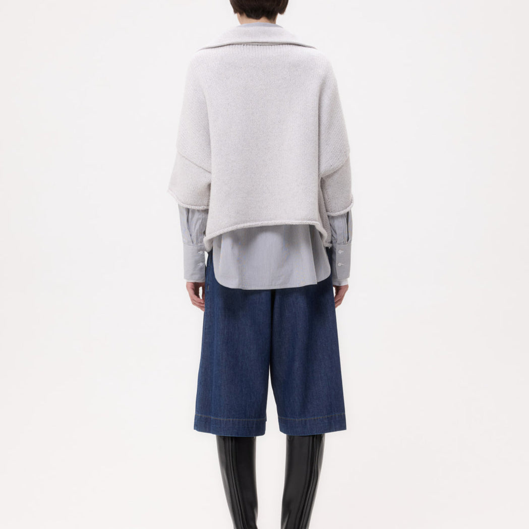 In The Morning Zip Up in Light Heather