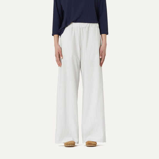 Diana Corduroy Pant in Winter White