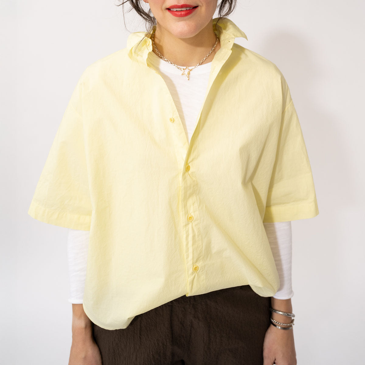Egadi Blouse in Citronella