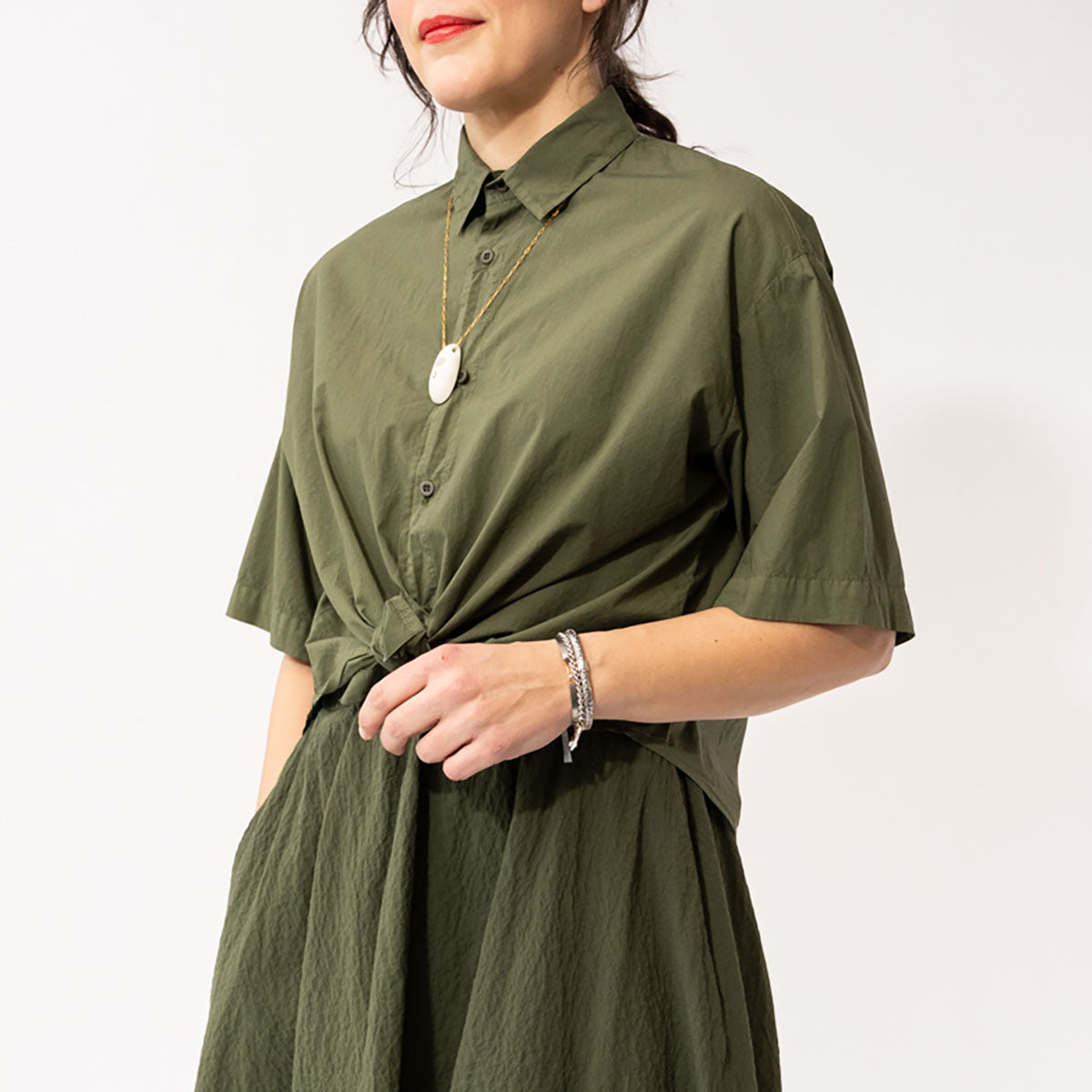 Egadi Blouse in Olive