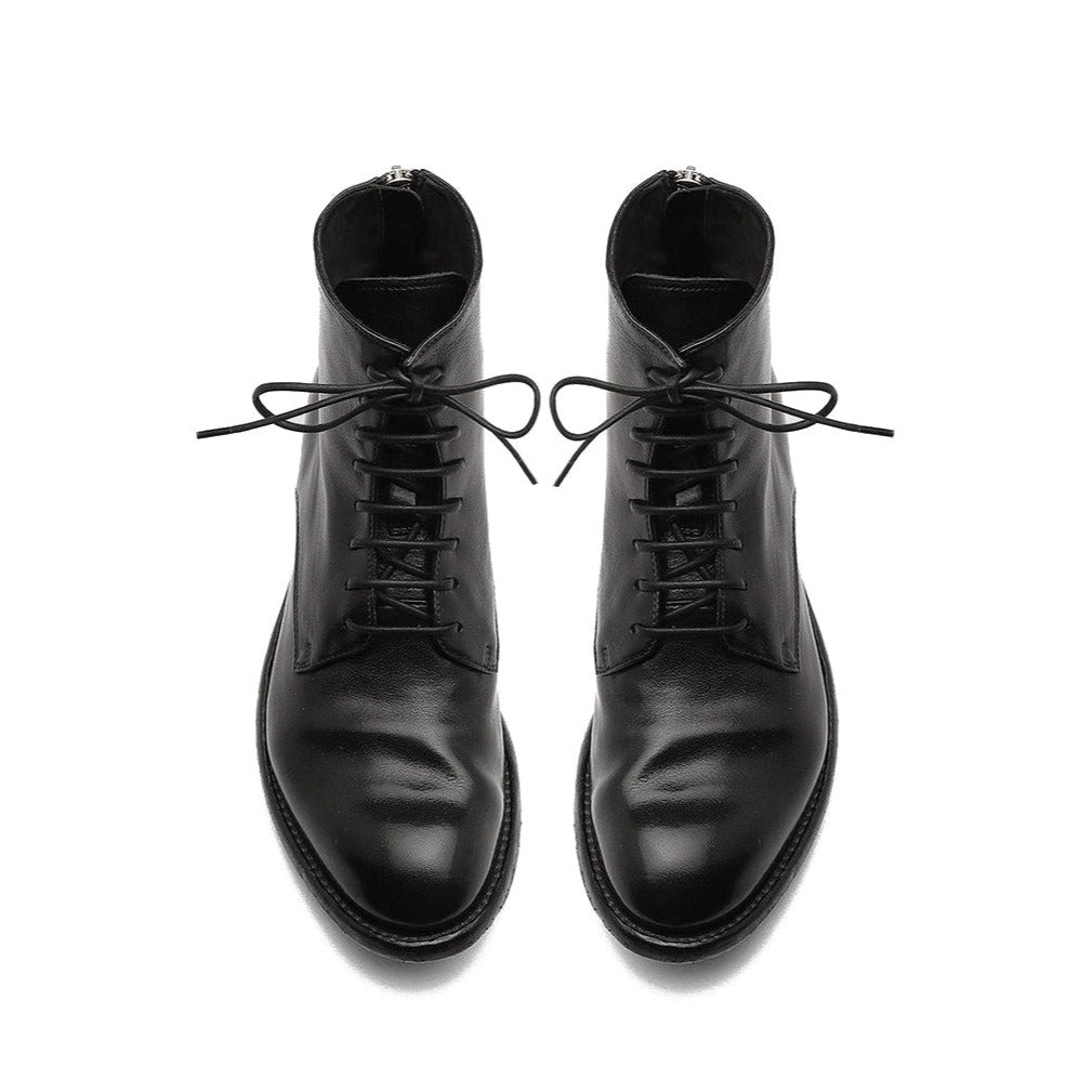 Lexikon 123 Lace Up Boot in Black Leather