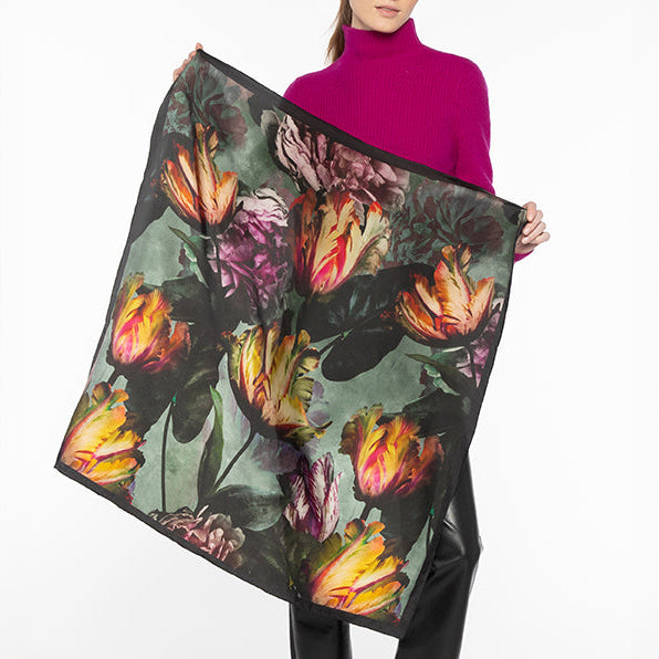 Botanical Print Scarf