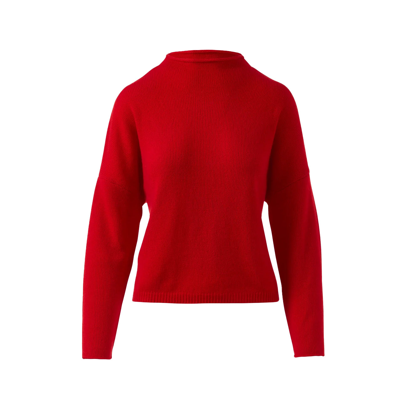 Slouchy Pullover in Crimson