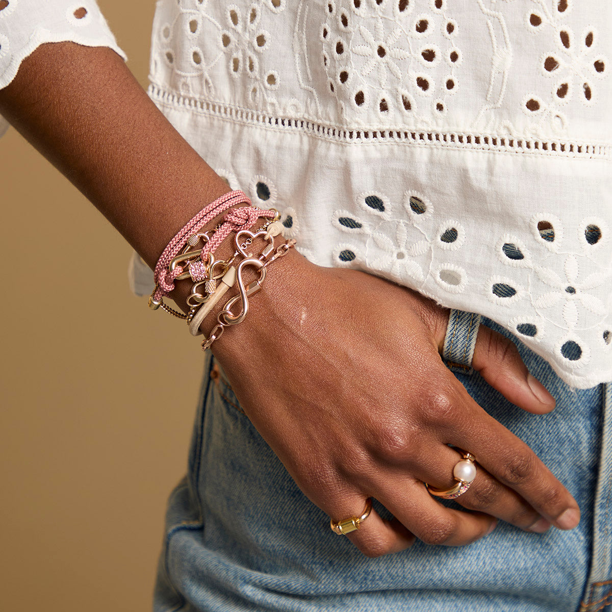 Baby DNA Lock in Rose Gold