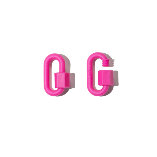 Rubber Chubby Medium Lock in Flamingo