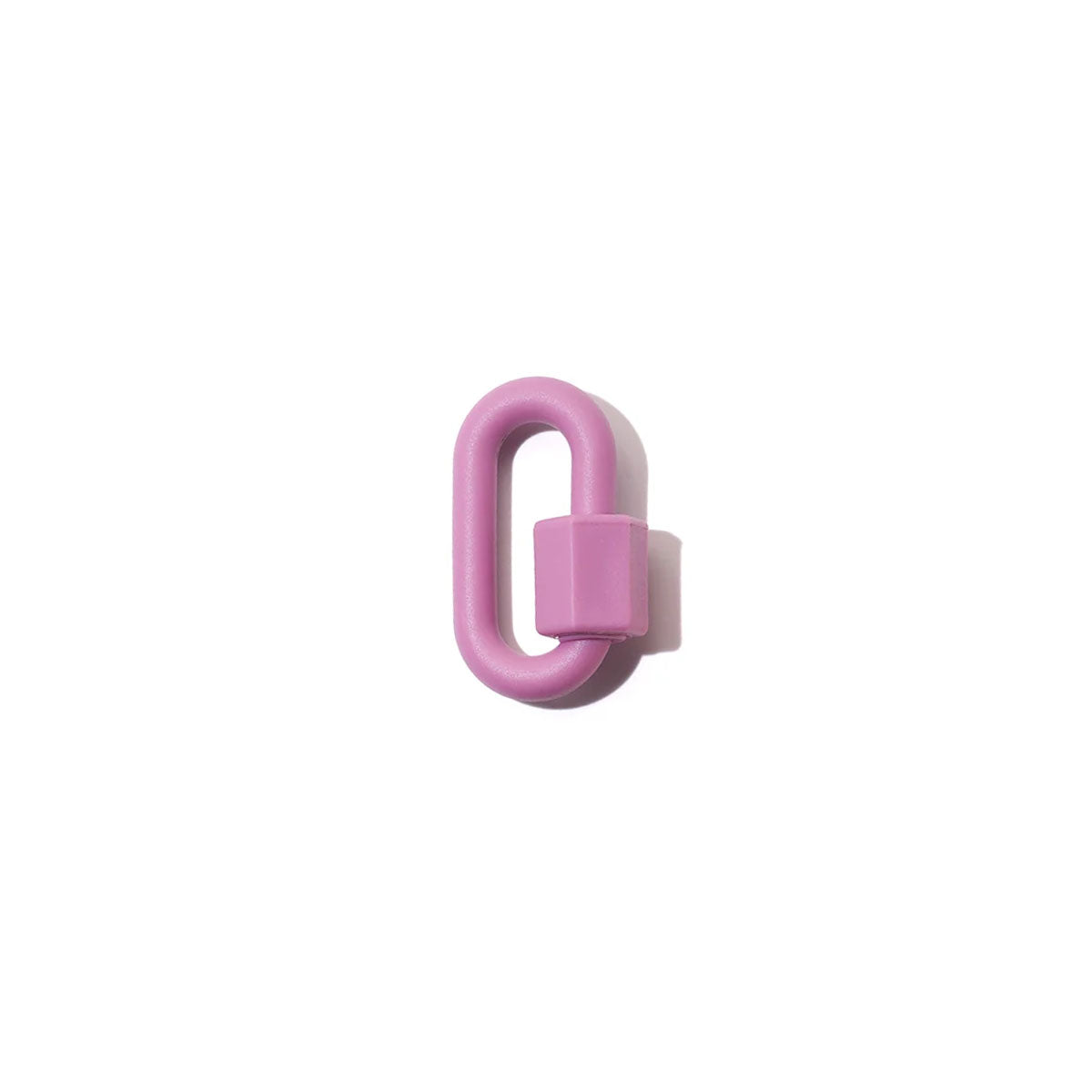 Rubber Chubby Medium Lock in Lilac