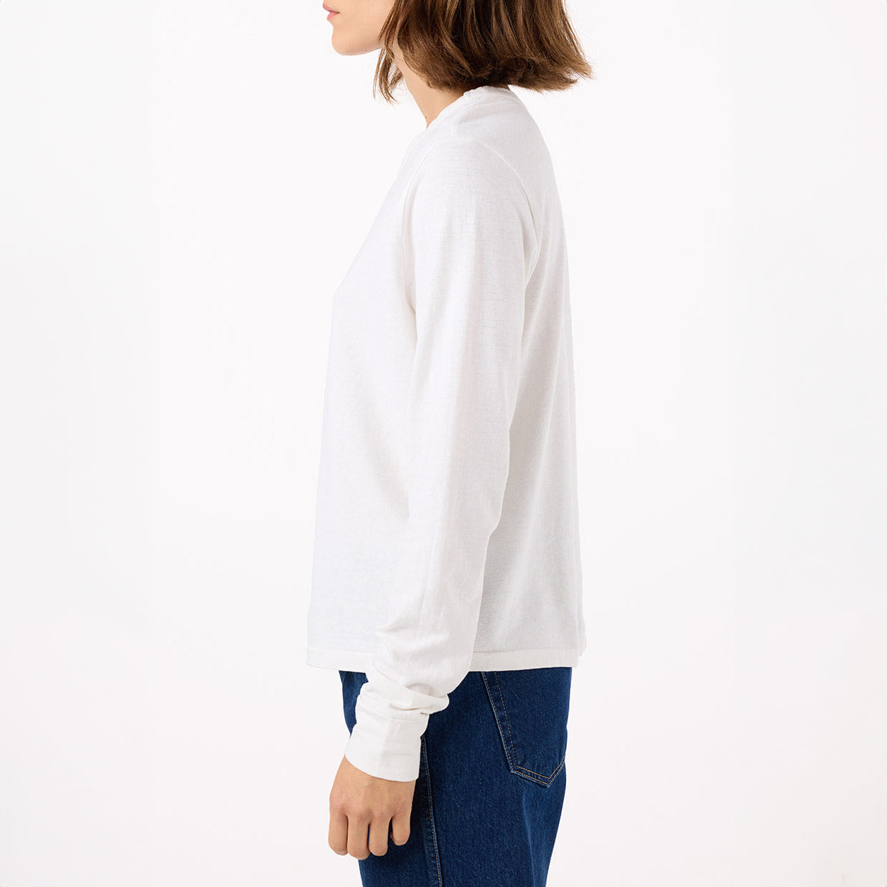 Love Long Sleeve Tee in White