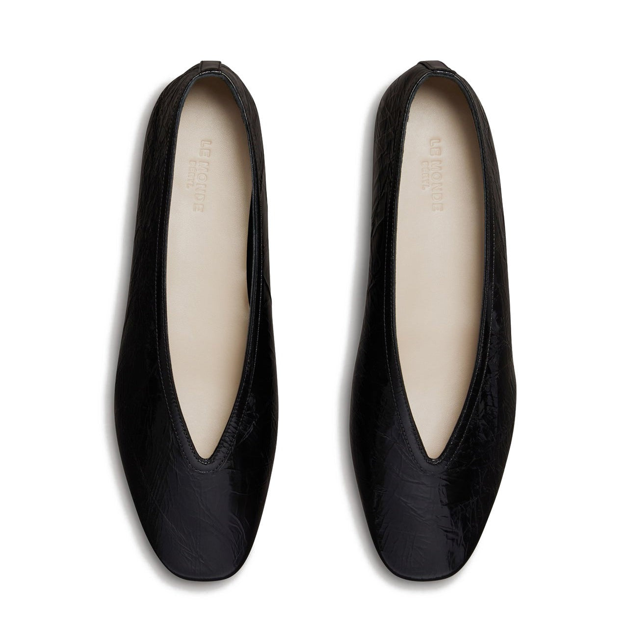 Luna Slipper in Black Patent Leather