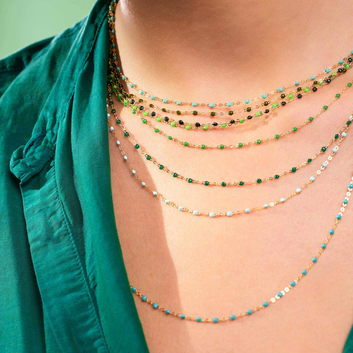 Classic Gigi Necklace in Lagoon