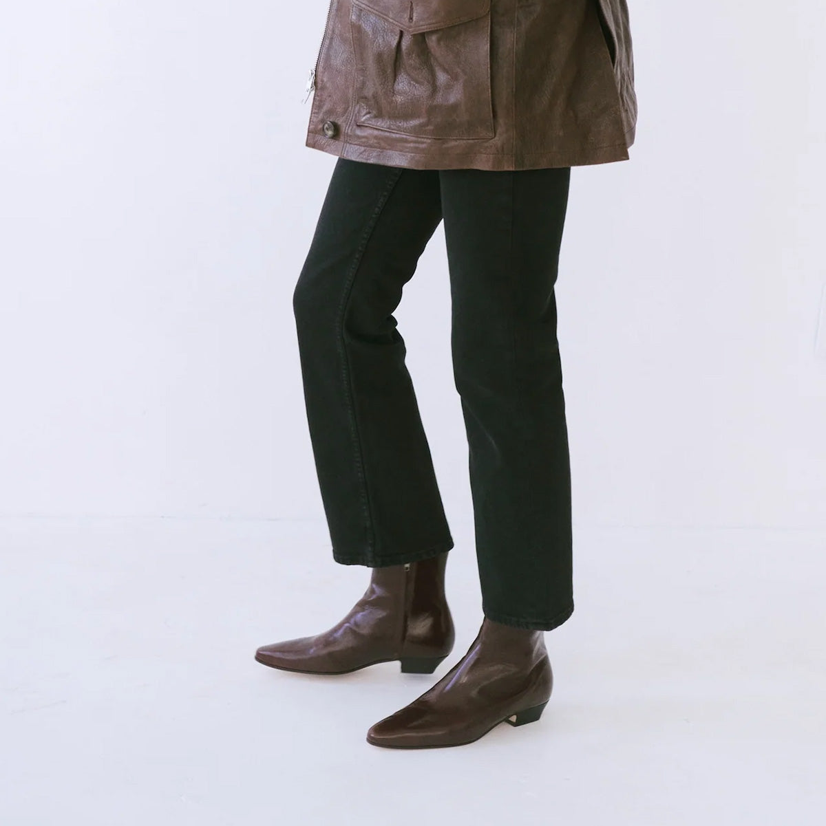 Lennon Ankle Boot in Cocoa