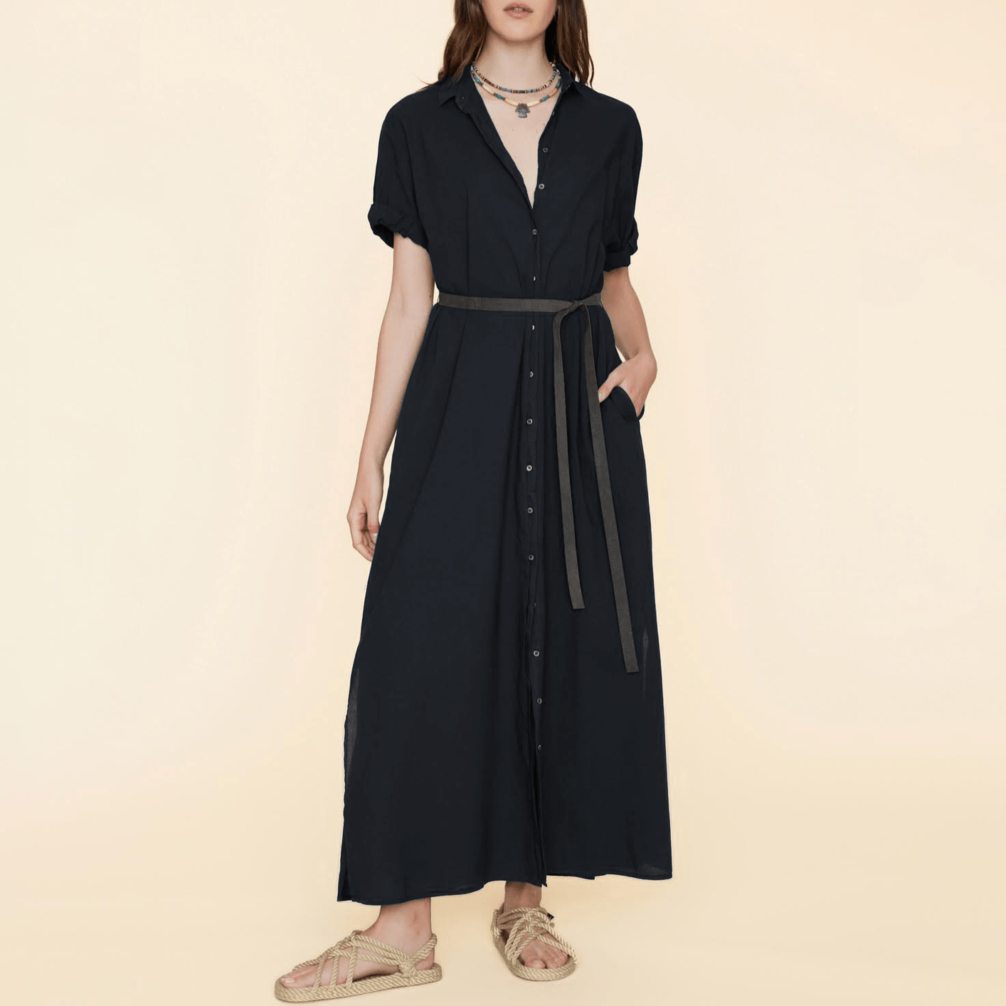 Linnet Maxi Dress in Black