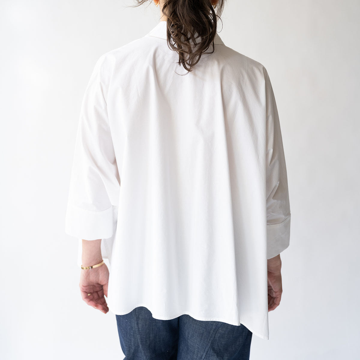 Boxy Blouse in Off White