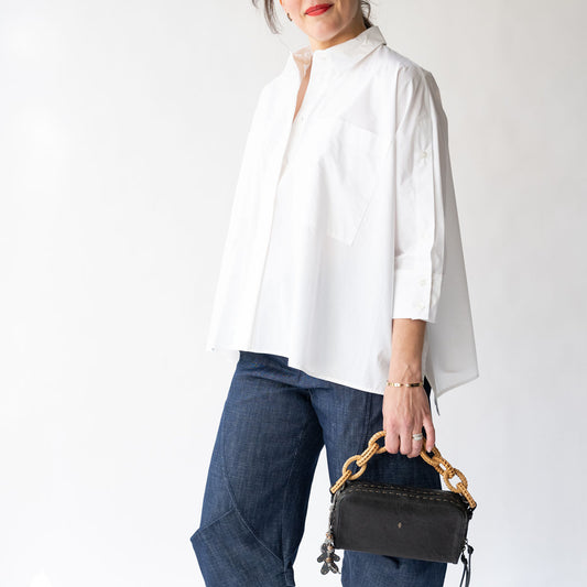 Boxy Blouse in Off White