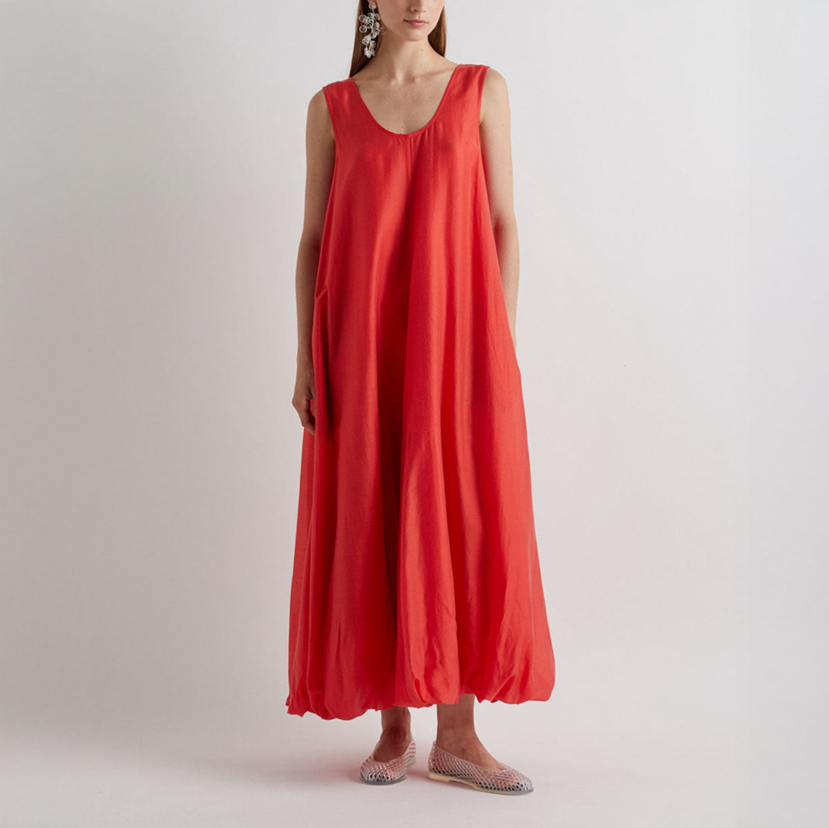 Container Dress Tank Dress in Coral