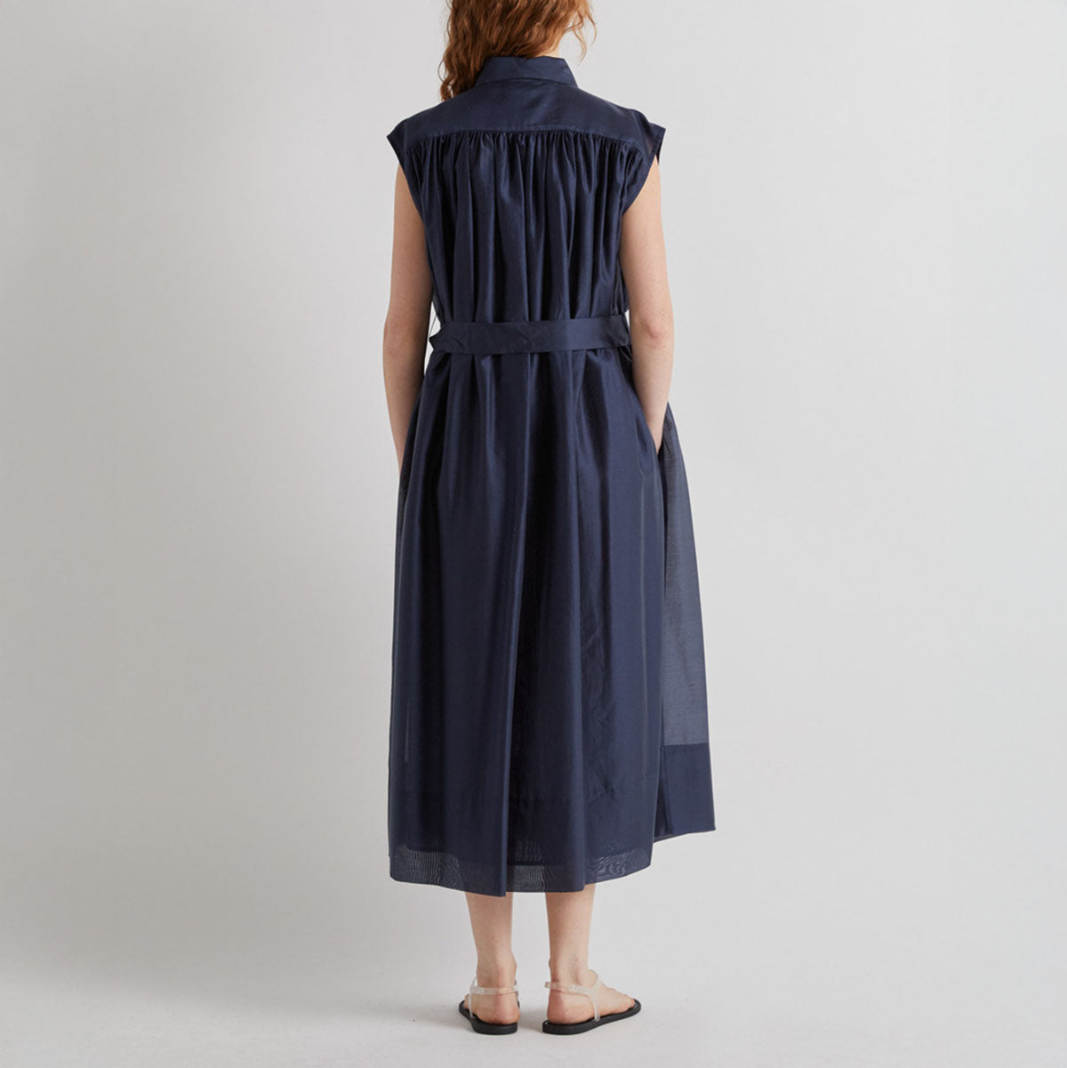 Belted Dress in Night Sky