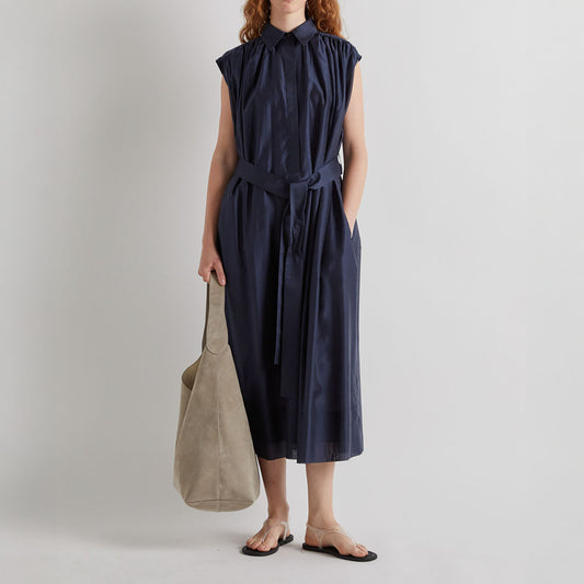 Belted Dress in Night Sky