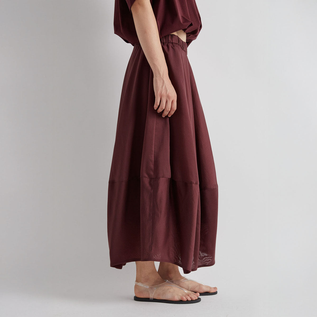 Maxi Skirt in Sangria