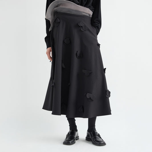 Midi Skirt in Nero