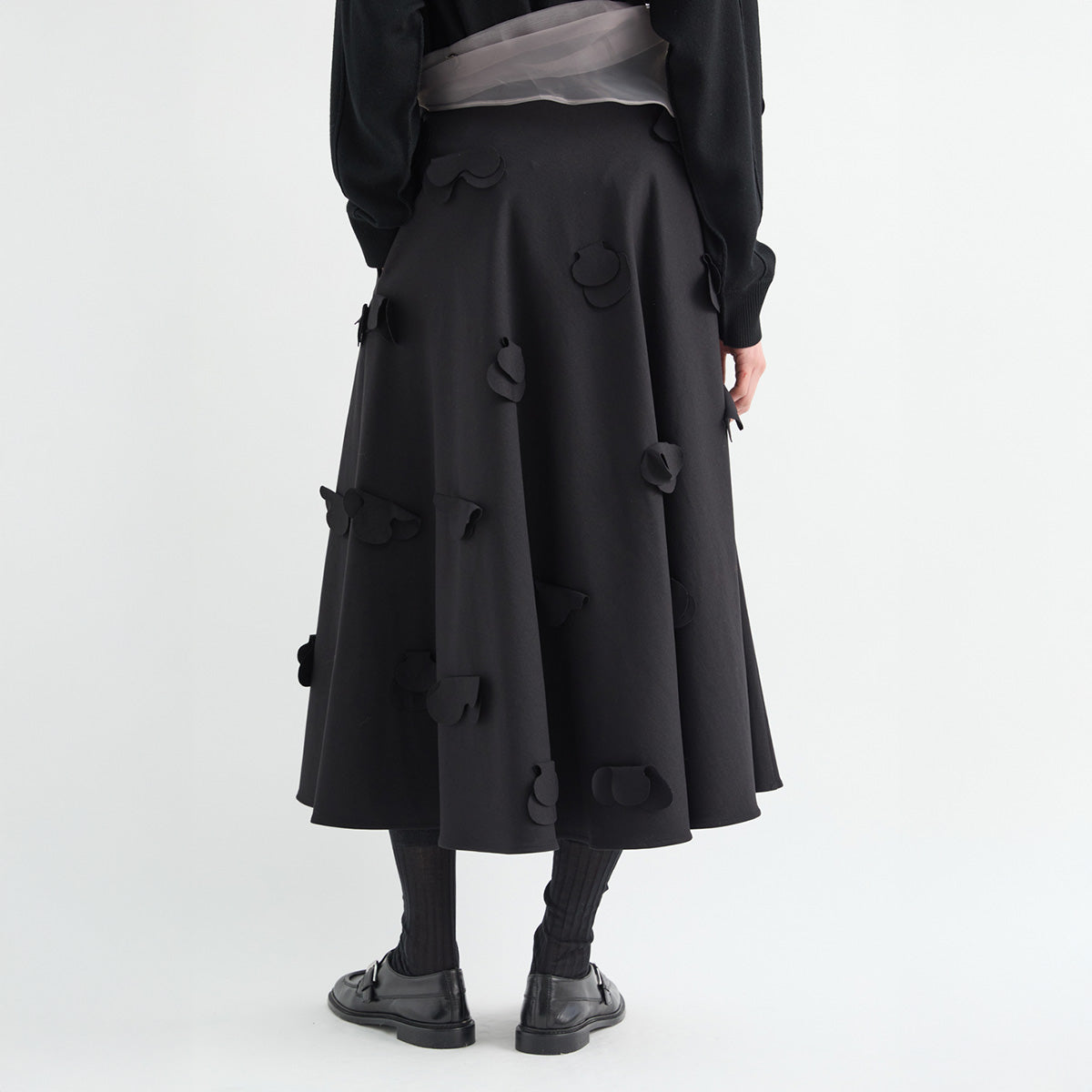 Midi Skirt in Nero
