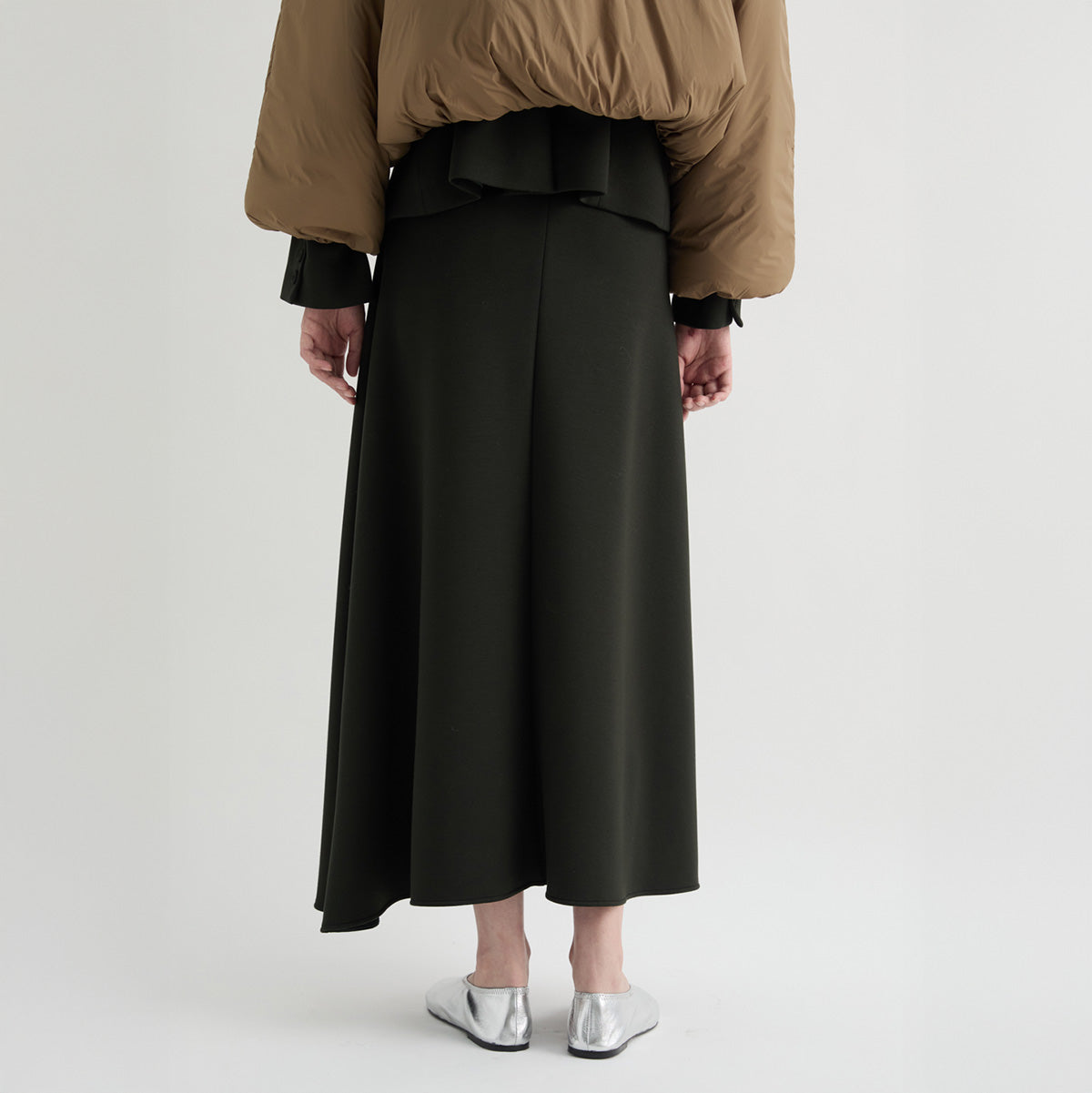 Side Knot Skirt in Nero