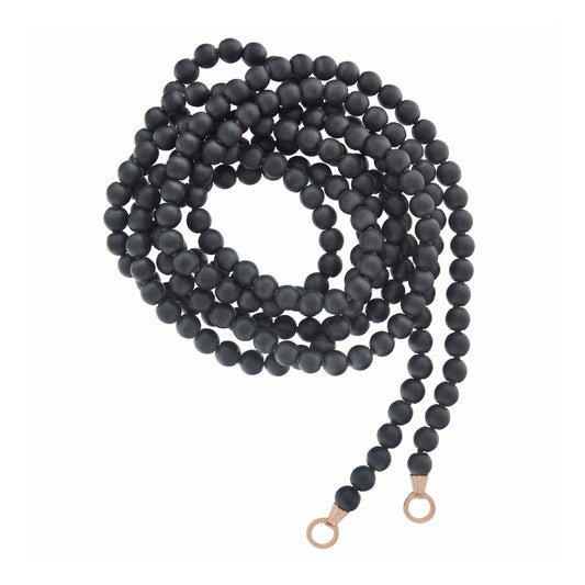 Buffed Hematite Strand