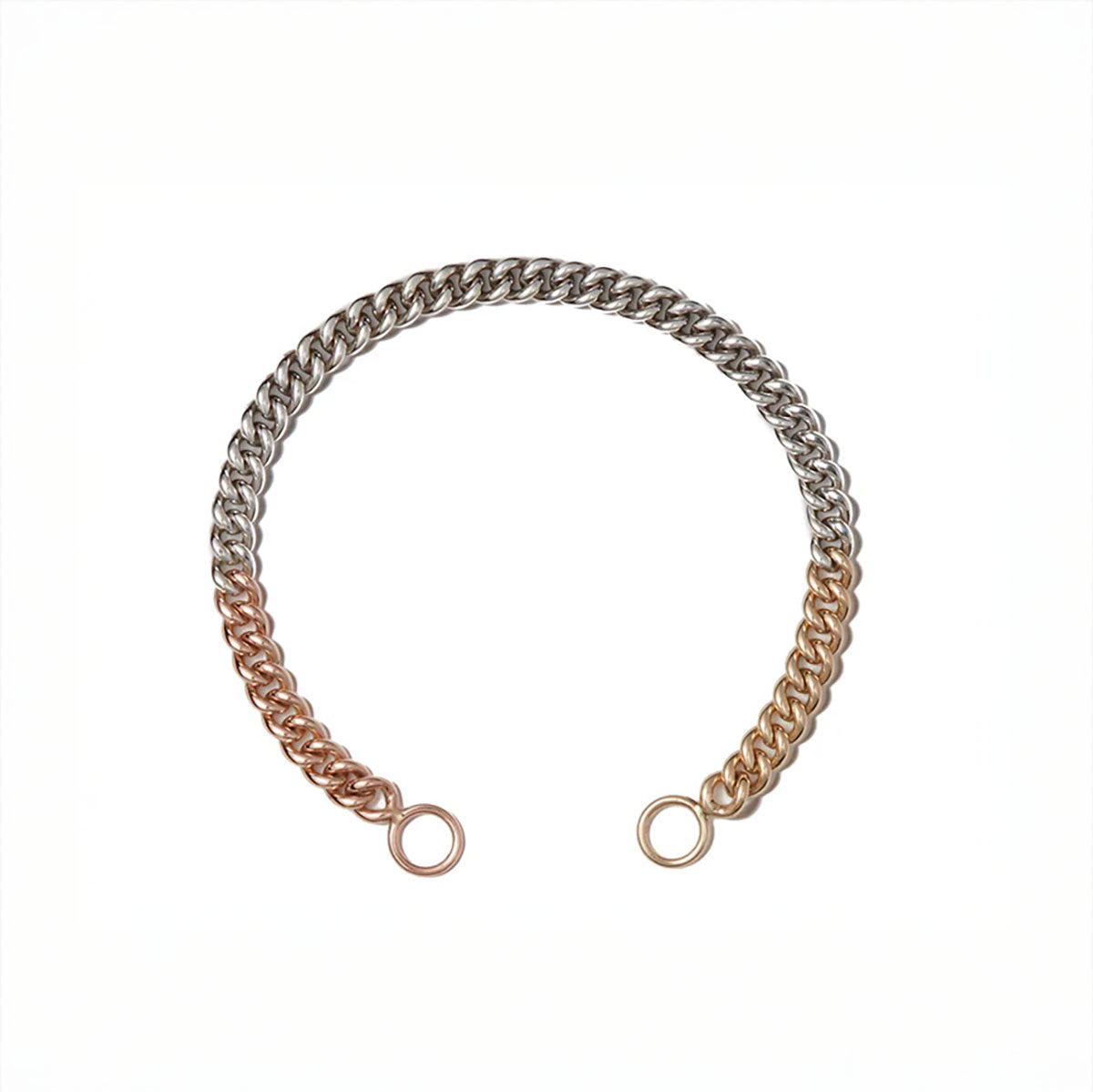 Heavy Curb Chain in Mixed Metal