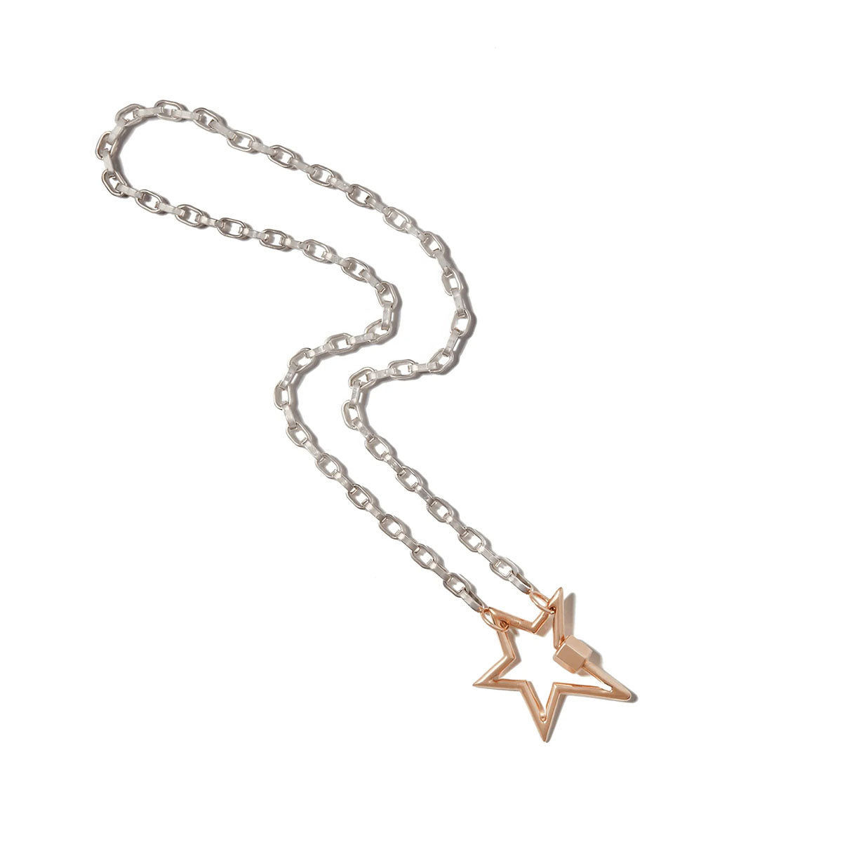 Biker Chain in Polished Silver