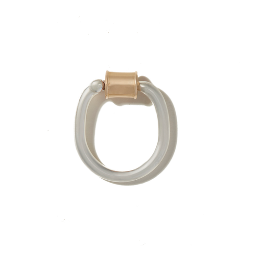 Trundle Lock Ring in Silver & Gold