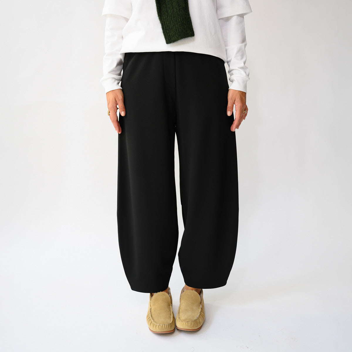 Barrel Pant in Nero