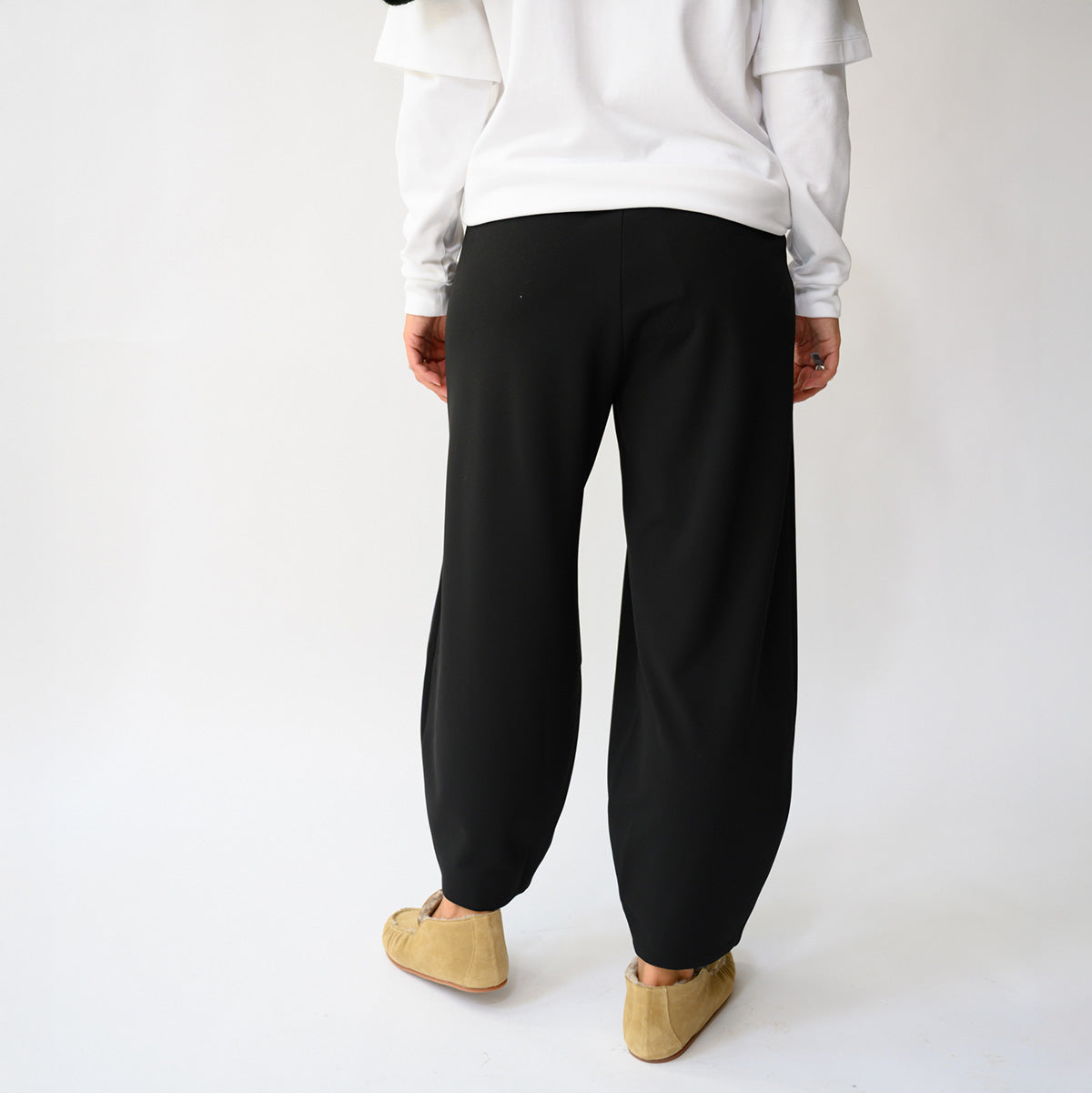 Barrel Pant in Nero
