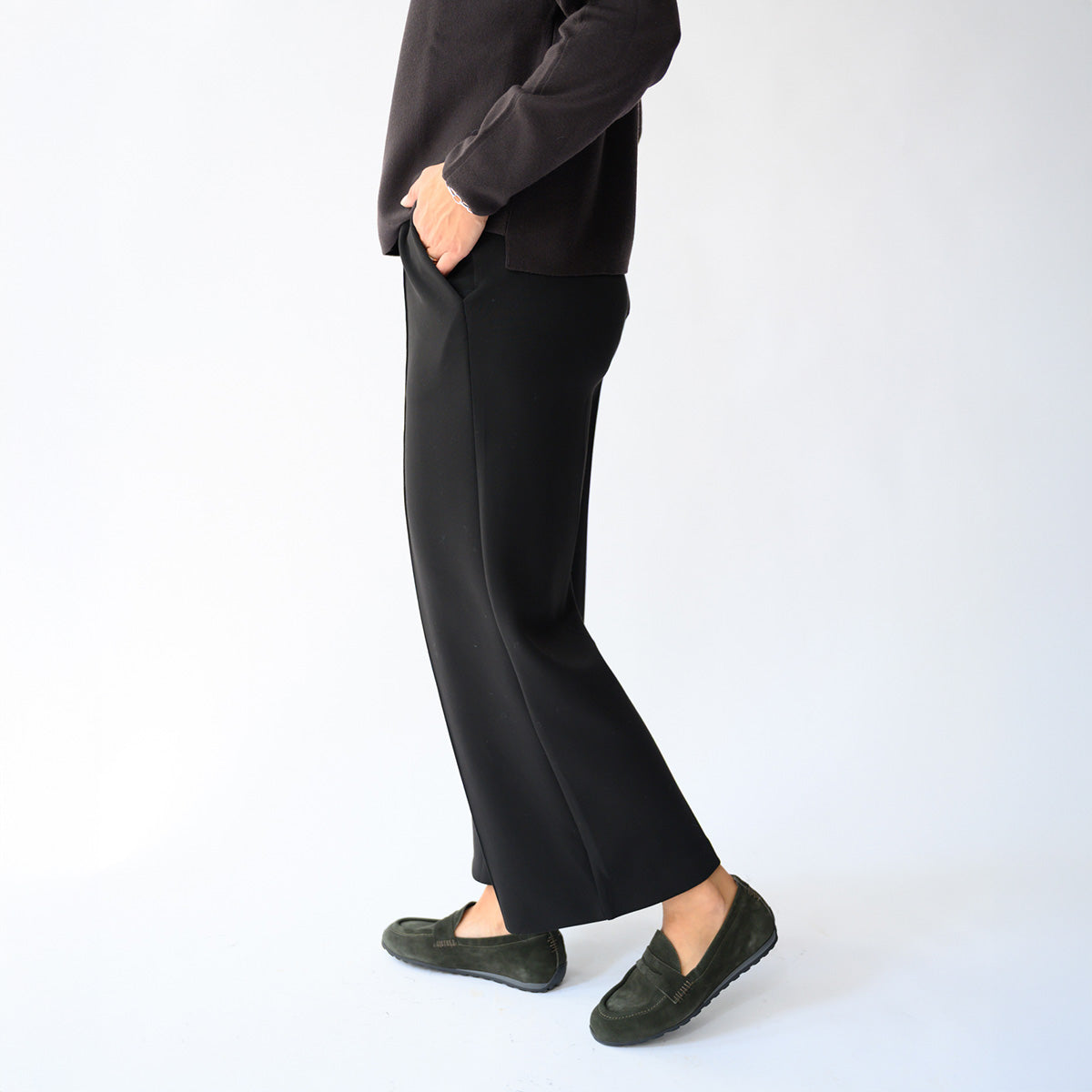 Pull On Pant in Nero