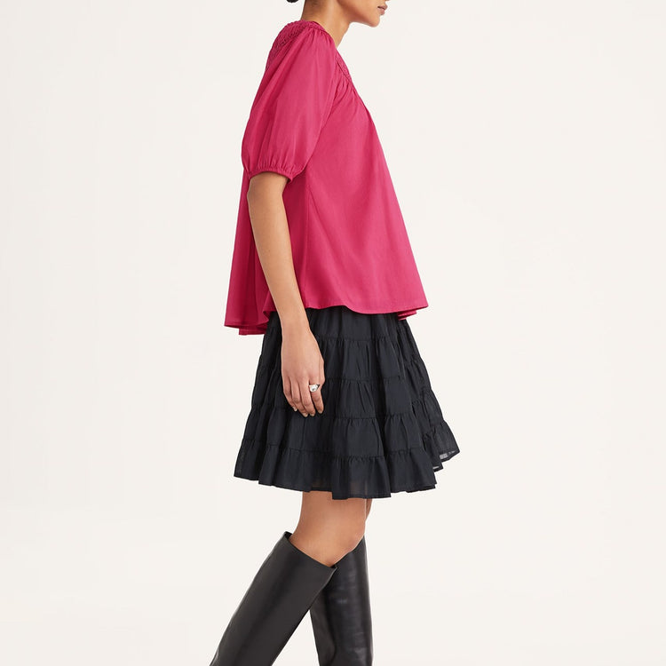 Marfa Viole Blouse in Deep Pink