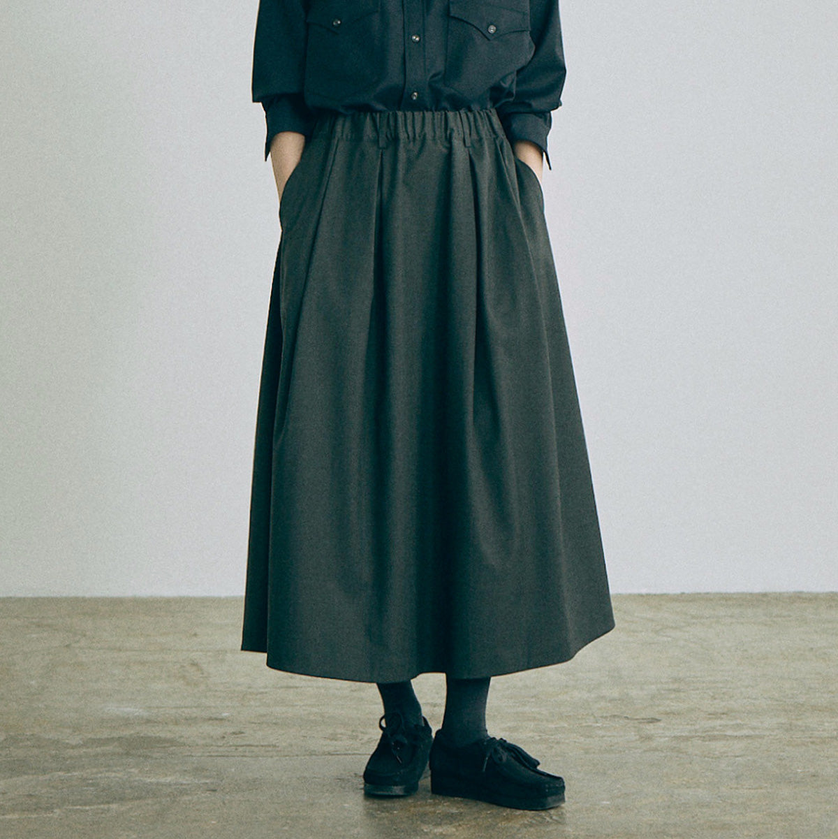 Mira Skirt in Charcoal