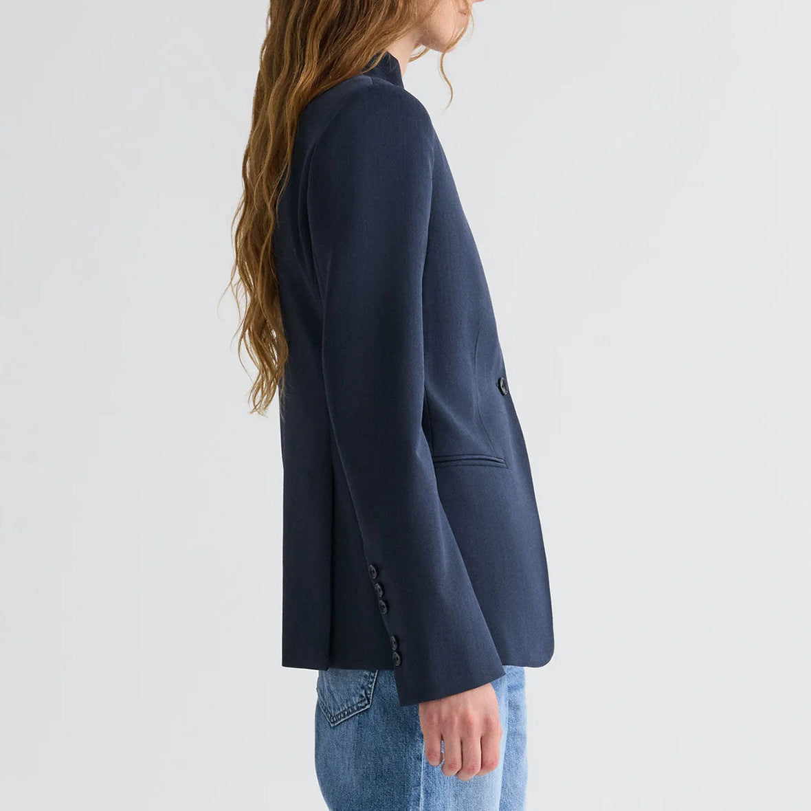 Buttoned Up Blazer in Insignia Blue