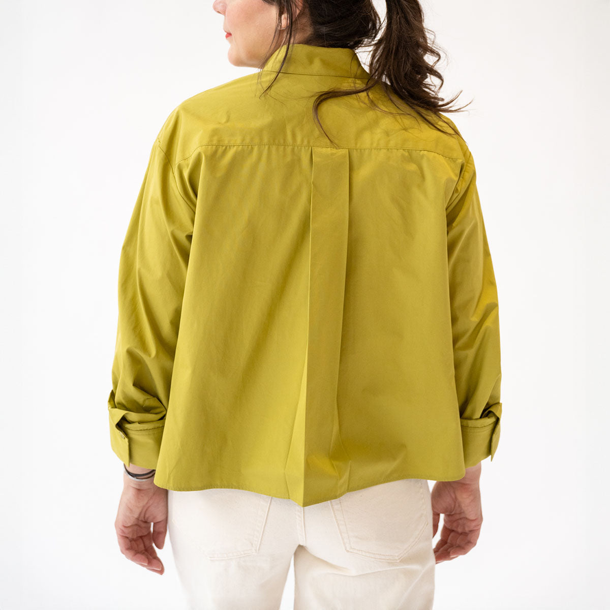 J.D. Button Up in Avocado Oil