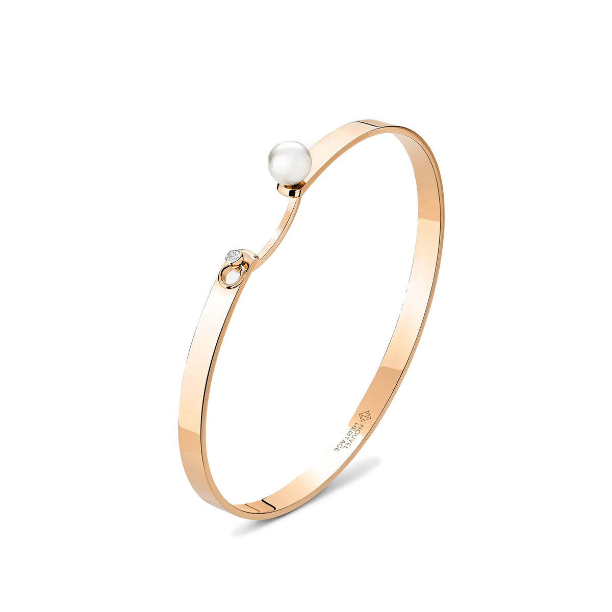 Lunch with Mom Bangle in Rose Gold