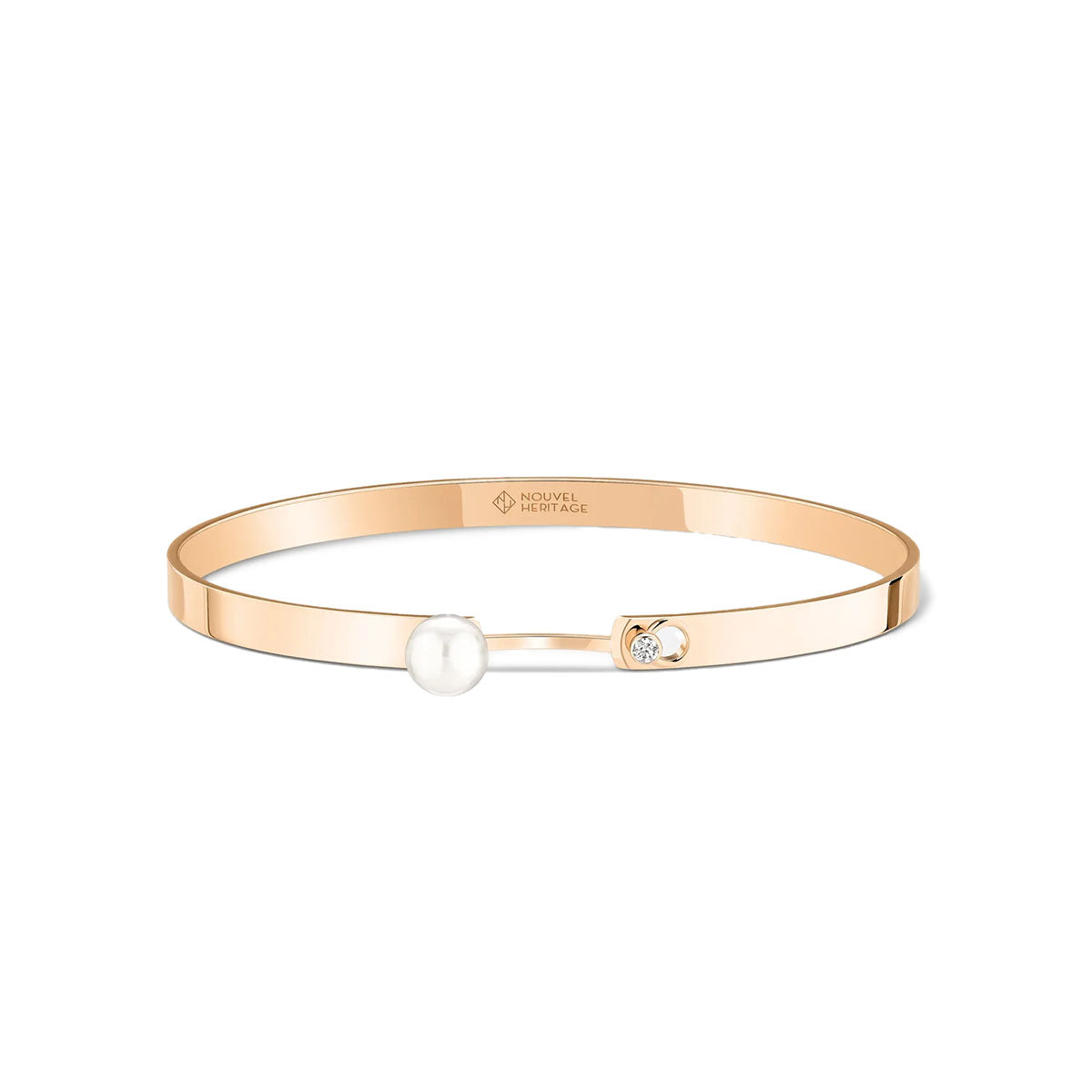 Lunch with Mom Bangle in Rose Gold