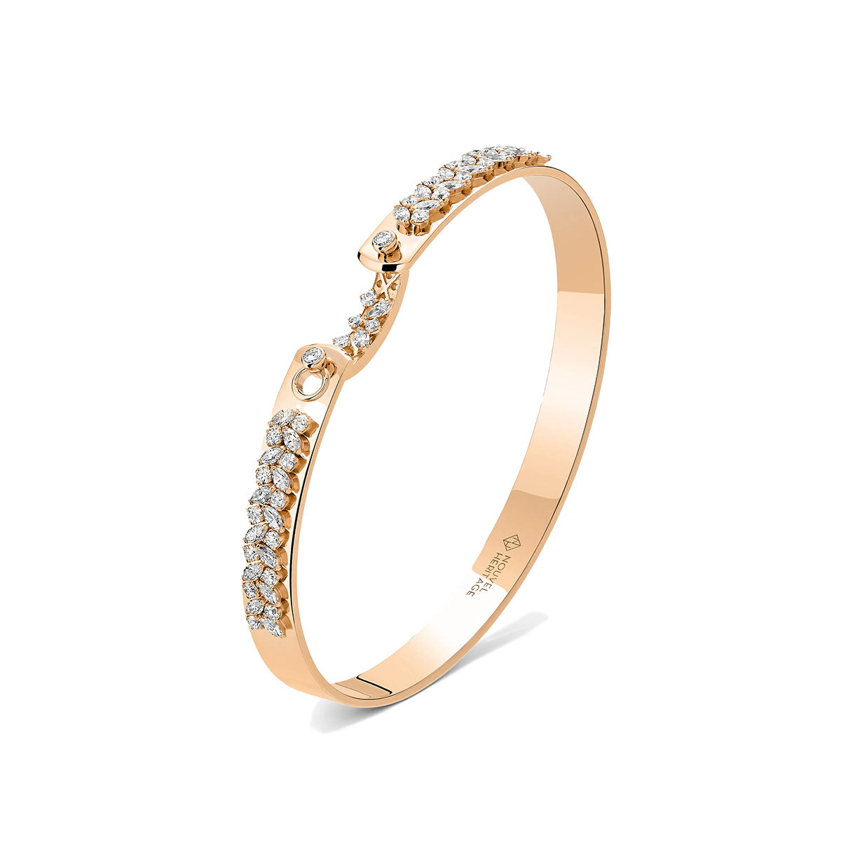 Soiree Bangle in Rose Gold