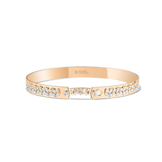 Soiree Bangle in Rose Gold
