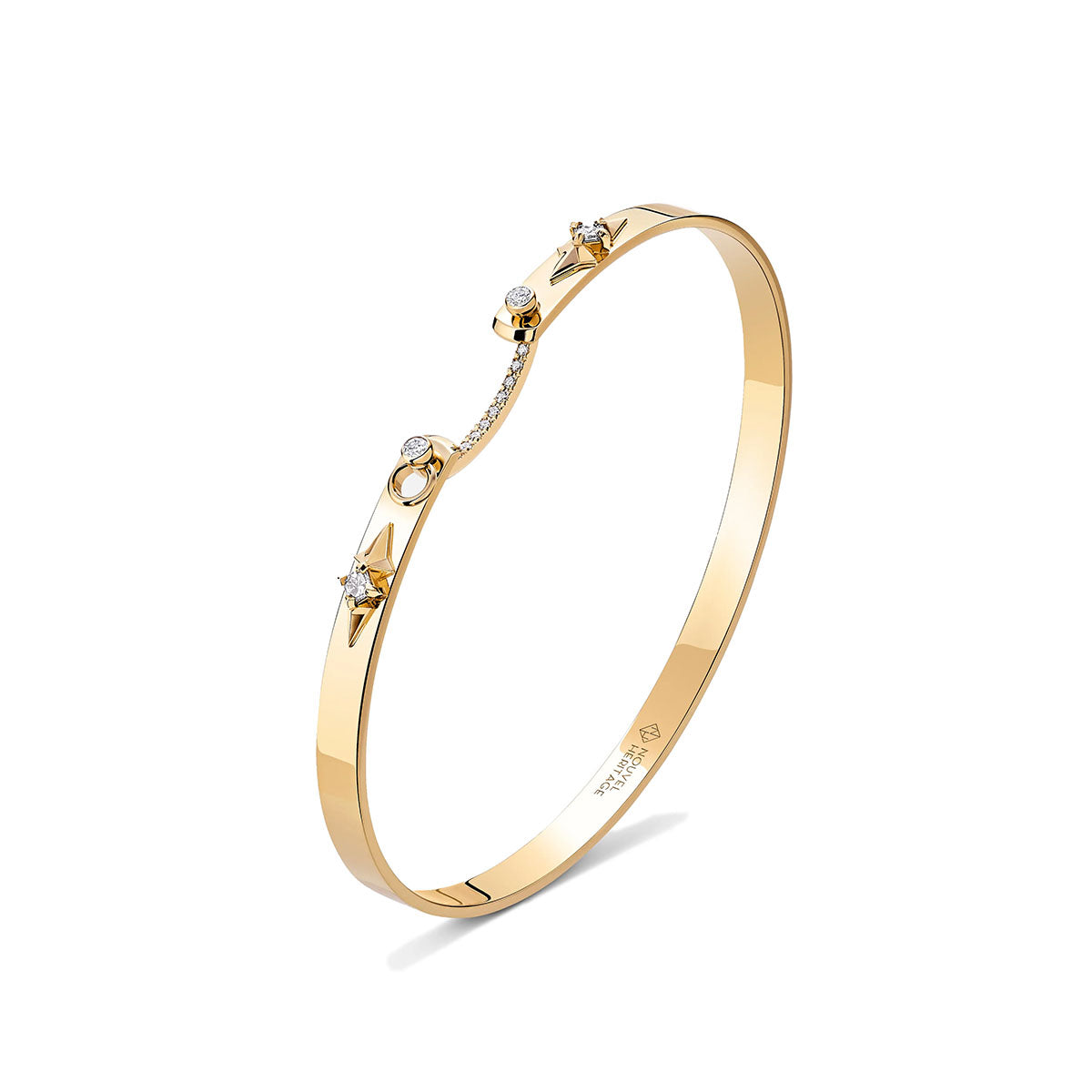 Reverie Bangle in Yellow Gold